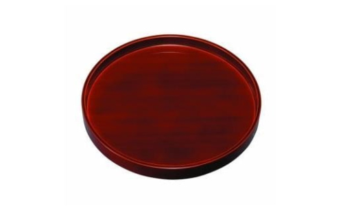木製丸盆 厚縁 春慶塗 30cm【YG402】 2090059 - 和歌山県上富田町
