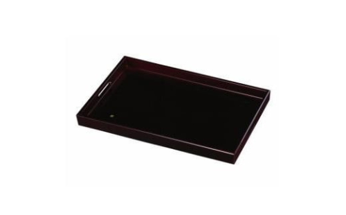 紀州塗り 木製長手盆 48cm 溜 匠【YG408】 2090065 - 和歌山県上富田町