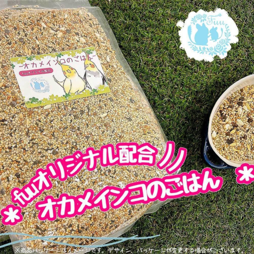 【3ヶ月定期便】fuu オカメインコのごはん（800g）［145S51-T］ 2090254 - 愛知県小牧市