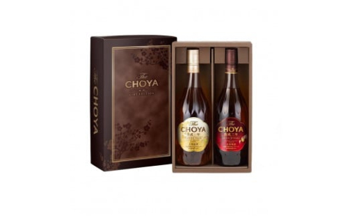 【南高梅100％】The CHOYA ギフトセット 700ml×2本 ［MG80］ 2090497 - 和歌山県上富田町