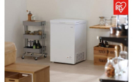 冷凍庫 上開き式冷凍庫 100L　ICSD-10C-W　ホワイト