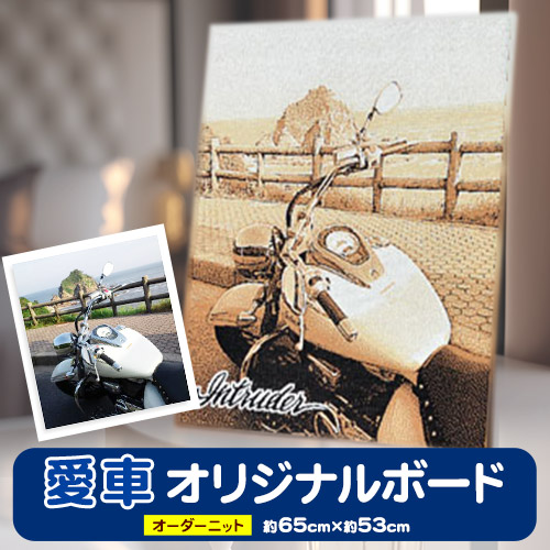 愛車オーダーメイドニット オリジナルボード 有限会社 三浅あみものセンター《90日以内に出荷予定(土日祝除く)》鳥取県 八頭町 愛車 思い出 オーダーメイド 写真 2091226 - 鳥取県八頭町
