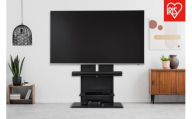 テレビ台 スタンドテレビ台 UTS-900R-BO ブラックオーク