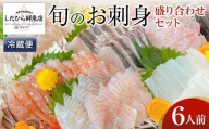 【6月2日お届け】【復興支援】能登の鮮魚を捌いてお届け！旬の刺身盛り合わせセット（6人前）