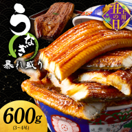 【7/19土用の丑の日】うなぎ 蒲焼き 暴れ盛り 合計 600g【鰻 真空パック 簡単調理 訳あり サイズ不揃い 人気 惣菜 うな重 うな丼 ひつまぶし にも】 099H3537c