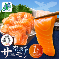 【無地熨斗】アトランティックサーモン 総量 1kg以上【フィレ エコパック 500g以上×2P 訳あり サイズ不揃い 刺身 さーもん 冷凍 北国からの贈り物】 015B409-1