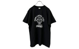 稲敷市発ファッションブランドDesign lab"Lights"オリジナルデザインのTシャツです。ファッション性と地域性の融合がコンセプト。稲敷市公式キャラクターのいなのすけもTシ