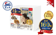 ペットシーツ 【極】シリーズ 薄型スーパーワイド 160枚 ペット用 犬用 猫用 トイレシーツ 日用品 ペット用品 大容量 防災 備蓄 消耗品 ドッグ キャット わんちゃん ねこちゃん 静岡県 富士市 [sf077-130]