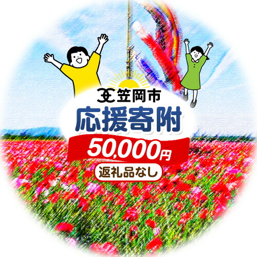 岡山県 笠岡市 応援寄附 1口 50000円【返礼品なし】 2096103 - 岡山県笠岡市