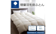 増量羽毛掛けふとん ダウン70% 1.4kg SL