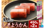 しそようかん 2本（450g×2本）＜ゆうパケット＞