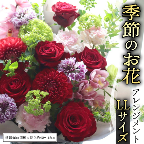 季節の お花 の アレンジメント LL ギフト プレゼント 花 お祝い 贈答 記念日 フラワー  [CT142ci] 2101225 - 茨城県筑西市