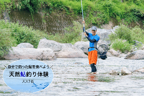 【大人1名用】手ぶらでOK！仁淀川で鮎の友釣り体験（ガイド付） 2102061 - 高知県佐川町