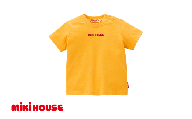 ミキハウス 丸ロゴ半袖Tシャツ 黄−110cm (10-5229-577) [ ミキハウス mikihouse 子供服 子ども服 半袖 Tシャツ シャツ 柔らかい 丈夫 長持ち 綿100% シンプル 普段使い ギフト お祝い プレゼント ベビー キッズ 国産 日本製 安心 安全 ]