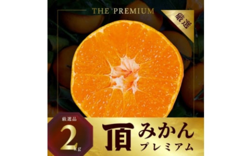 三代目の頂みかんTHEプレミアム＜小玉サイズ＞2kg＜A31-51＞【1615103】