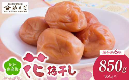 YD1005_紀州南高梅「花」塩分約6％（850ｇ） 2102558 - 和歌山県湯浅町
