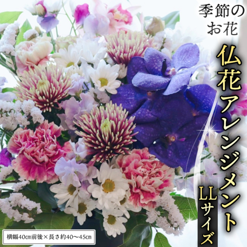 季節の お花 の 仏花 アレンジメント LL ギフト プレゼント 花 お祝い 贈答 記念日 フラワー  [CT146ci] 2102614 - 茨城県筑西市