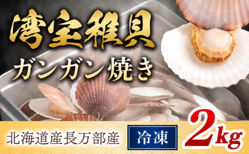 湾宝稚貝のガンガン焼き OSMK003 2104220 - 北海道長万部町