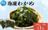 ＼レビューキャンペーン中／ 冷凍わかめ 100g×10袋【令和7年度産】 / 食品 海の幸 海鮮 小分け カイセン海鮮類 ワカメ 冷凍ワカメ 酢の物 サラダ 簡単調理 お味噌汁 冷凍 和歌山県 由良町 【skmn031】