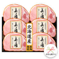 【 お中元 熨斗付 】 日本ハム 美ノ国 ギフトセットA 肉 にく 贈答 ギフト 詰め合わせ ハム 生ハム ロース ステーキ [AA073ci]