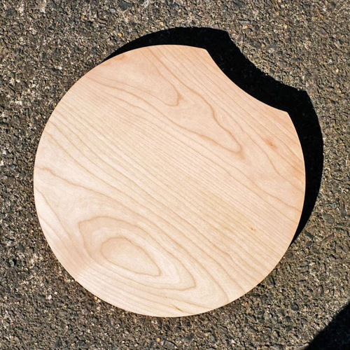 cutting board(カッティングボード) ブラックチェーリー材 まな板 丸型 調理器具 2105837 - 愛知県幸田町