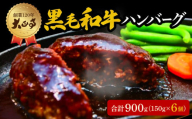 【6月11日～6月15日にお届け】 父の日 の プレゼント に！ハンバーグ 国産 和牛 900g 150g × 6個入り 創業120年 大正亭 自家製 デミグラスソース 家庭用 レシピ付き 小分け 冷凍 人気 おすすめ 静岡県 藤枝市