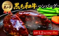 【6月11日～6月15日にお届け】 父の日 の プレゼント に！ハンバーグ 国産 和牛 1.2kg 150g × 8個入り 創業120年 大正亭 自家製 デミグラスソース 家庭用 レシピ付き 小分け 冷凍 人気 おすすめ 静岡県 藤枝市