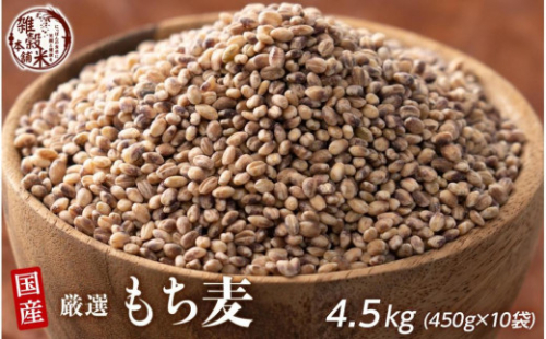もち麦 4.5kg(450g×10袋) 2106104 - 静岡県静岡市