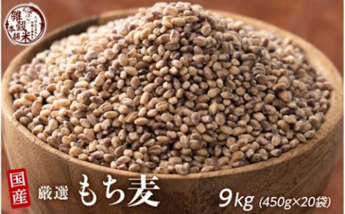 もち麦 9kg(450g×20袋) 2106105 - 静岡県静岡市
