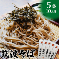 筑波そば 5袋 ( 10人前 ) 常陸秋そば 温そば 冷そば 蕎麦 そば 麺 [BE012ci]