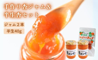 [新物できました!]あんず ジャム 2本組[手作り杏じゃむ]× 干しあんず(半生)40g 1袋セット | 信州あんず 杏子 アンズ アプリコット ジャム ドライフルーツ 千曲市 長野県産 信州