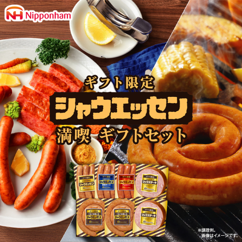 日本ハム シャウエッセン 満喫 ギフトセット ギフト限定 肉 お肉 豚肉 にく あらびき ソーセージ 日ハム ハム チョリソー ステーキ 贈答 ギフト 詰め合わせ [AA100ci] 2108073 - 茨城県筑西市