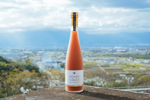 甲斐市赤坂トマトで作った「プレミアムトマトジュース」[山梨 トマト トマトジュース 無添加] AD-191 2108084 - 山梨県甲斐市