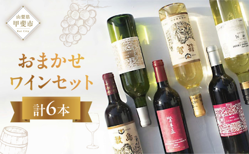 甲斐市ワイン おまかせワイン6本セット 山梨県 甲斐市 AD-276 2108108 - 山梨県甲斐市