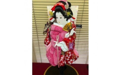 AR003-1 女物20号(約60cm)押絵羽子板 飾り台付 210973 - 埼玉県春日部市