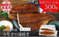 【土用の丑の日までにお届け】国産 三河産 うなぎ 超おばけサイズ 蒲焼き 2尾 (合計500g以上) 国産うなぎ 本格 鰻 ウナギ 蒲焼 愛知県 西尾市 愛知養魚 たれ付き 惣菜 海鮮 丑の日 土用の丑の日 ・A116-21-c1
