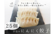 餃子 手包みにんにく餃子 25個入り 餃子屋はまだ