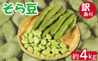 [期間限定 5月上旬〜6月上旬発送予定]訳あり そら豆 約4kg 期間限定 朝採れ 銚子産 そらまめ 豆 マメ ヘルシー 食物繊維 ミネラル 健康 美容 甘い おかず お弁当 おつまみ ビール 晩酌 塩茹で 蒸し 炒め物 焼き 炊き込みご飯 大容量 新鮮 産地直送 産直 野菜 旬 贈答用 ギフト プレゼント 簡単 調理 家庭用 業務用 栄養 国産 送料無料 ふるさと納税 千葉県 銚子市 孝農園