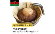コーヒー #066 ケニア AB トップ クィーン アリーヤ Qグレード 310g 当日焙煎 大山珈琲 （豆または中挽きから選択）