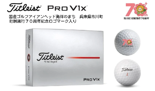 タイトリストPRO V1x　ホワイト（1ダース12個）オリジナルロゴ入り 022IC02N.／ゴルフ ゴルフボール ボール ゴルフグッズ ゴルフ用品 titleist 2114249 - 兵庫県市川町