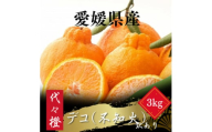 ＜プリプリ果肉＞＜訳あり＞デコ(不知火) 3kg＜A83-34＞【1623629】