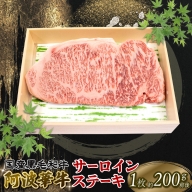 国産 牛肉 ステーキ 1枚 200g～300g前後 サーロイン 黒毛和牛 A5 ランク 阿波華牛