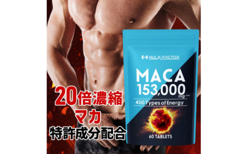 ハルクファクター 20倍濃縮 マカ 60粒 サプリ 亜鉛 活力 エナジー 厳選400種類 特許成分 配合 2116761 - 静岡県静岡市