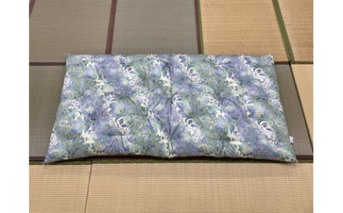 極上もめん綿入り敷布団 みやび柄 1枚 (青)【CW97U】 211730 - 滋賀県近江八幡市