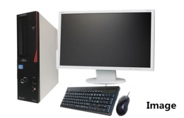 【ふるさと納税】富士通製再生デスクトップパソコン Win10 液晶モニター付（８GB） 099H1003