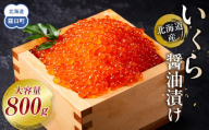 【8月発送】北海道産 いくら（鮭卵）醤油漬け 大容量400g×2個(200g×4パック)  国産 小分けパック イクラ 海鮮丼 ギフト 贈り物 魚介類 魚介 海産物 鮭 シャケ しゃけ 生産者 支援 応援