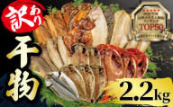 【2025年7月発送】 2.2kg 山由水産 訳あり 干物 詰め合わせ セット 配送不可地域あり