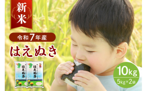 【令和7年産米】※選べる配送時期※ はえぬき10kg（5kg×2袋）山形県産 【JAさがえ西村山】 2119464 - 山形県河北町