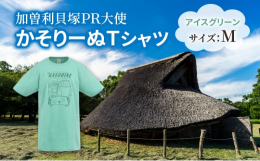 加曽利貝塚PR大使かそりーぬ初のふるさと納税返礼品が登場！アイスグリーンのクールな柄に漫画調のかそりーぬ達が描かれたデザイン。かそりーぬとお出掛けしよう。※画像はイメージです。※開封時、インクの臭いが