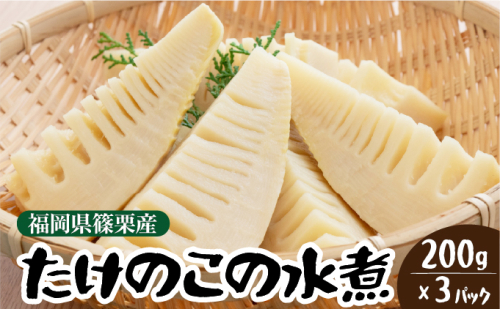 篠栗産たけのこの水煮200g×3パック BZ025 2121598 - 福岡県篠栗町